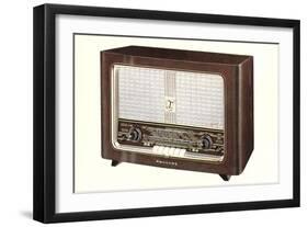 Table Top Radio-null-Framed Art Print