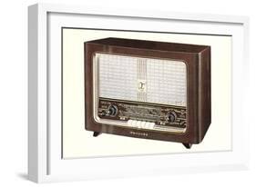 Table Top Radio-null-Framed Art Print