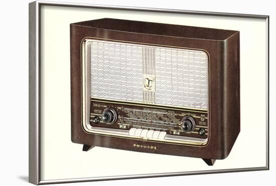 Table Top Radio-null-Framed Art Print