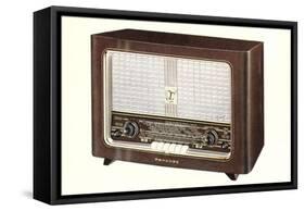 Table Top Radio-null-Framed Stretched Canvas