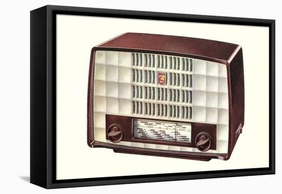 Table Top Radio-null-Framed Stretched Canvas