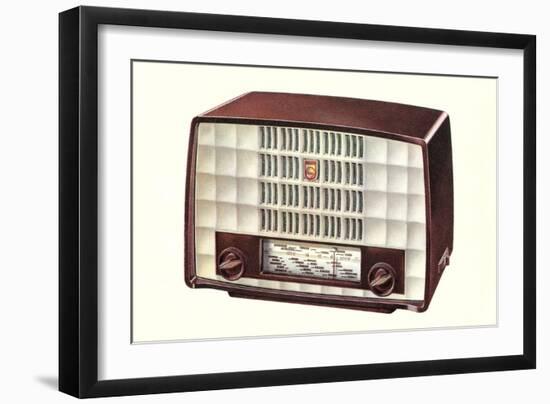 Table Top Radio-null-Framed Art Print