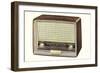 Table Top Radio-null-Framed Premium Giclee Print