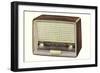 Table Top Radio-null-Framed Premium Giclee Print