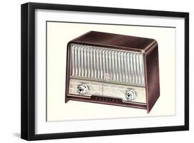 Table Top Radio-null-Framed Art Print