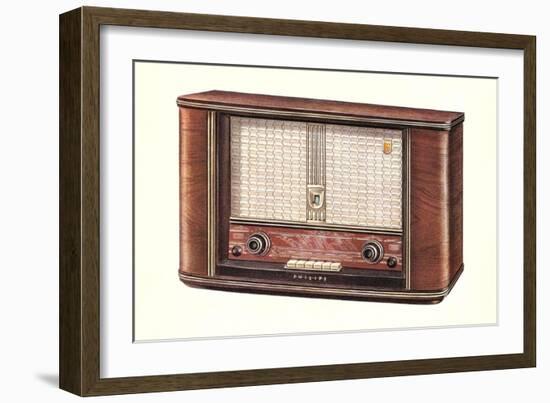 Table Top Radio-null-Framed Art Print