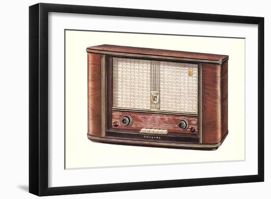 Table Top Radio-null-Framed Art Print