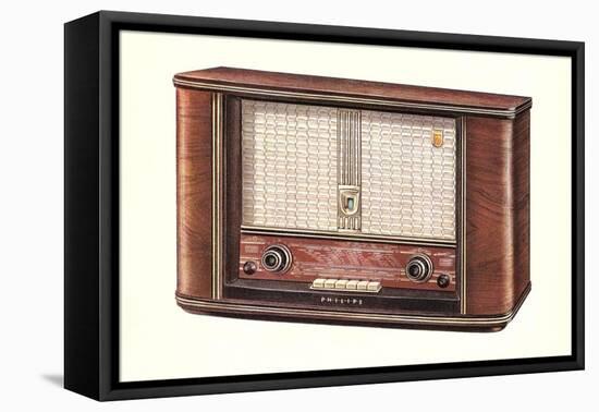 Table Top Radio-null-Framed Stretched Canvas