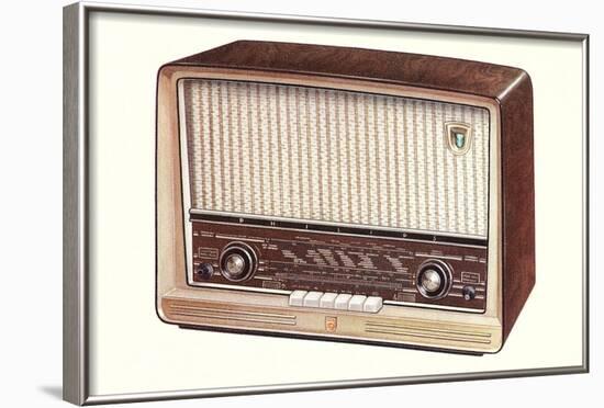 Table Top Radio-null-Framed Art Print