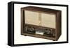 Table Top Radio-null-Framed Stretched Canvas