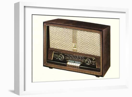 Table Top Radio-null-Framed Premium Giclee Print