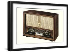 Table Top Radio-null-Framed Art Print