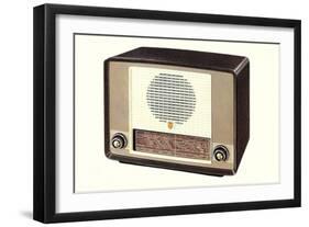 Table Top Radio-null-Framed Art Print