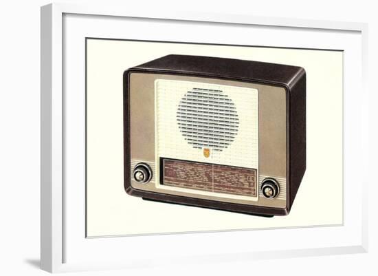 Table Top Radio-null-Framed Art Print