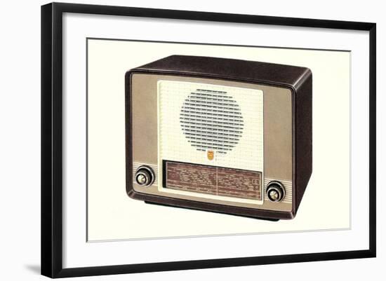 Table Top Radio-null-Framed Art Print