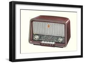 Table Top Radio-null-Framed Art Print