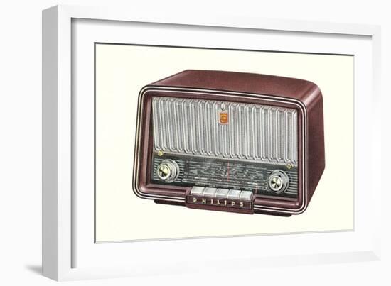 Table Top Radio-null-Framed Art Print