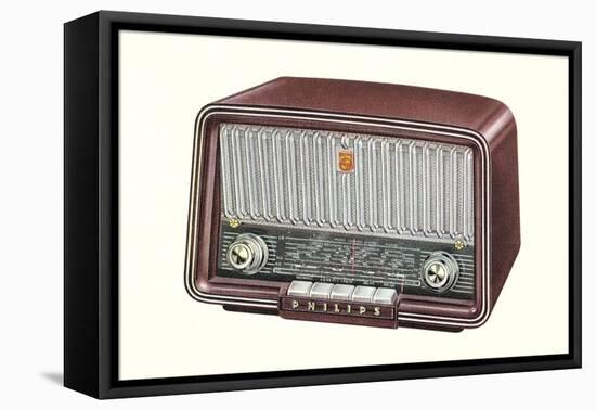 Table Top Radio-null-Framed Stretched Canvas