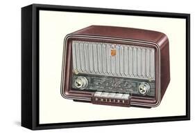 Table Top Radio-null-Framed Stretched Canvas