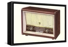 Table Top Radio-null-Framed Stretched Canvas