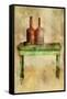 Table with Bottles-Mark Gordon-Framed Stretched Canvas