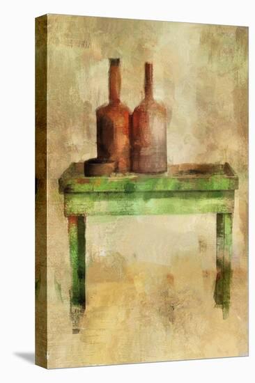 Table with Bottles-Mark Gordon-Stretched Canvas