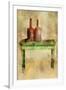 Table with Bottles-Mark Gordon-Framed Giclee Print