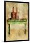 Table with Bottles-Mark Gordon-Framed Giclee Print