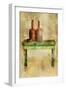 Table with Bottles-Mark Gordon-Framed Premium Giclee Print