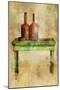 Table with Bottles-Mark Gordon-Mounted Premium Giclee Print