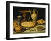 Table with Cakes, Chicken and Olives-Clara Peeters-Framed Giclee Print