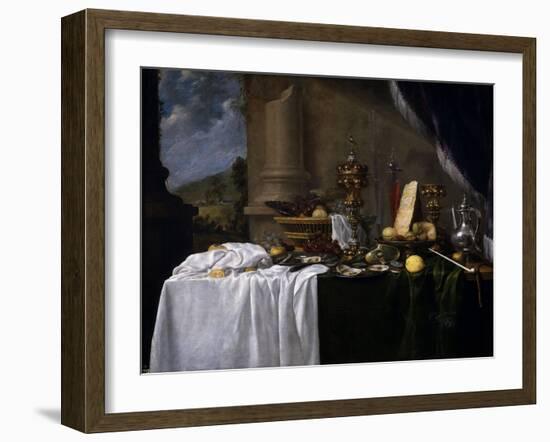 Table with Desserts-Andries Benedetti-Framed Giclee Print