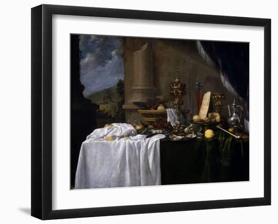 Table with Desserts-Andries Benedetti-Framed Giclee Print