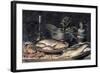 Table-Clara Peeters-Framed Art Print