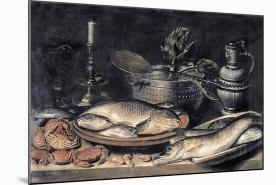 Table-Clara Peeters-Mounted Art Print