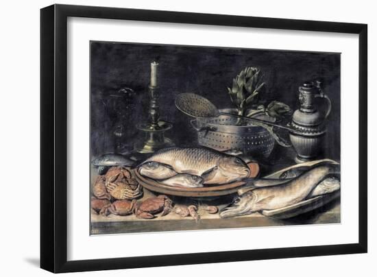 Table-Clara Peeters-Framed Art Print