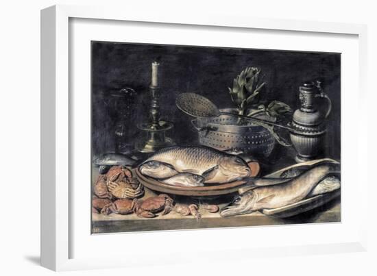 Table-Clara Peeters-Framed Art Print