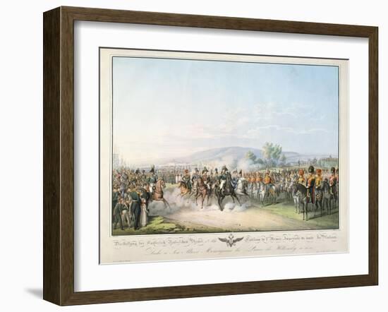 Tableau De L'Armee Imperiale De Toute Les Russies, from 'Tableau Des Armees De L'Europe'-Georg Emanuel Opitz-Framed Giclee Print