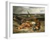 Tableau de nature morte dit Nature morte au homard-Eugene Delacroix-Framed Giclee Print