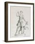 Tableau du Cabinet du Roi, statues et bustes antiques des Maisons Royales Tome I : planche 7-Claude Mellan-Framed Giclee Print