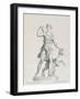 Tableau du Cabinet du Roi, statues et bustes antiques des Maisons Royales Tome I : planche 7-Claude Mellan-Framed Giclee Print