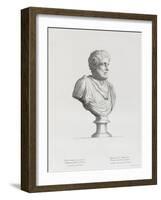 Tableau du Cabinet du Roi, statues et bustes antiques des Maisons Royales Tome II : planche 32-Etienne Baudet-Framed Giclee Print