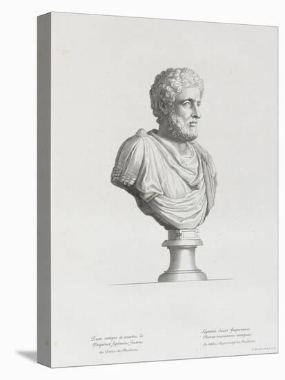 Tableau du Cabinet du Roi, statues et bustes antiques des Maisons Royales Tome II : planche 32-Etienne Baudet-Stretched Canvas