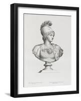 Tableau du Cabinet du Roi, statues et bustes antiques des Maisons Royales Tome II : planche 3-Etienne Baudet-Framed Giclee Print