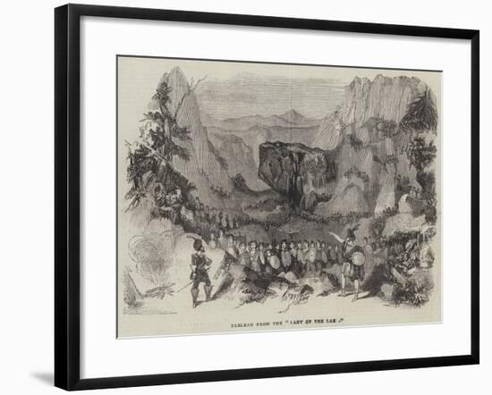 Tableau from the Lady of the Lake-null-Framed Giclee Print