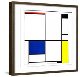 Tableau I, 1921-Piet Mondrian-Framed Art Print