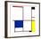 Tableau I, 1921-Piet Mondrian-Framed Art Print