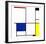 Tableau I, 1921-Piet Mondrian-Framed Art Print
