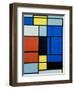 Tableau No, 1, 1921-25-Piet Mondrian-Framed Giclee Print