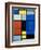 Tableau No, 1, 1921-25-Piet Mondrian-Framed Giclee Print